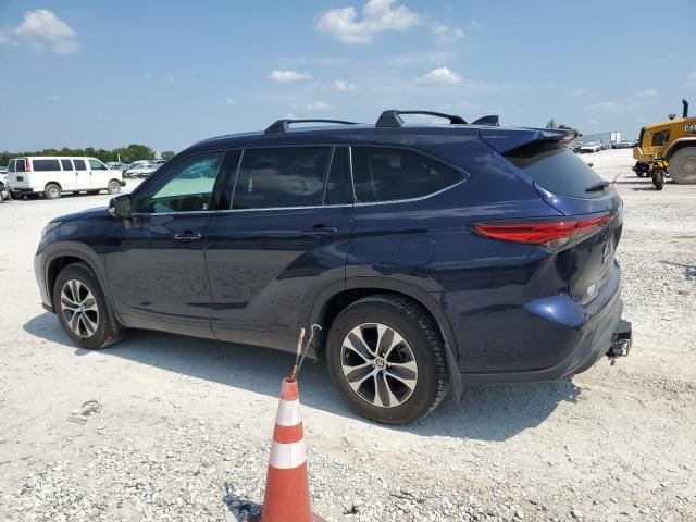 5TDGZRBHXMS140863 - 2021 TOYOTA HIGHLANDER XLE ლურჯი ფოტო 2