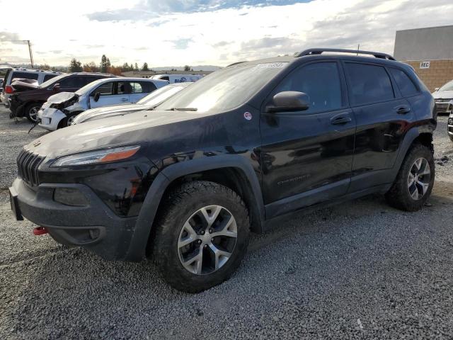1C4PJMBS8HD221173 - 2017 JEEP CHEROKEE TRAILHAWK BLACK photo 1