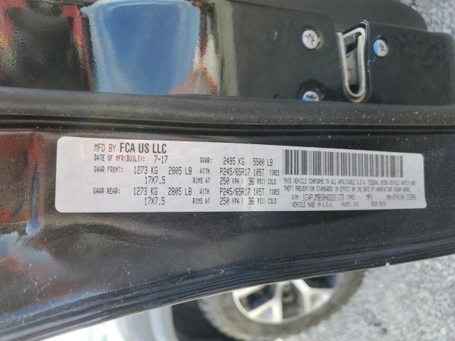 1C4PJMBS8HD221173 - 2017 JEEP CHEROKEE TRAILHAWK BLACK photo 14