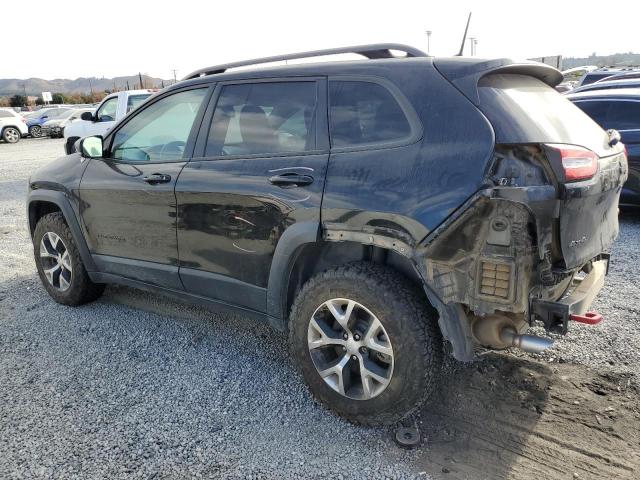 1C4PJMBS8HD221173 - 2017 JEEP CHEROKEE TRAILHAWK BLACK photo 2