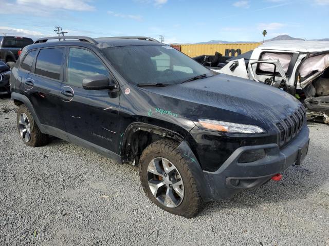 1C4PJMBS8HD221173 - 2017 JEEP CHEROKEE TRAILHAWK BLACK photo 4