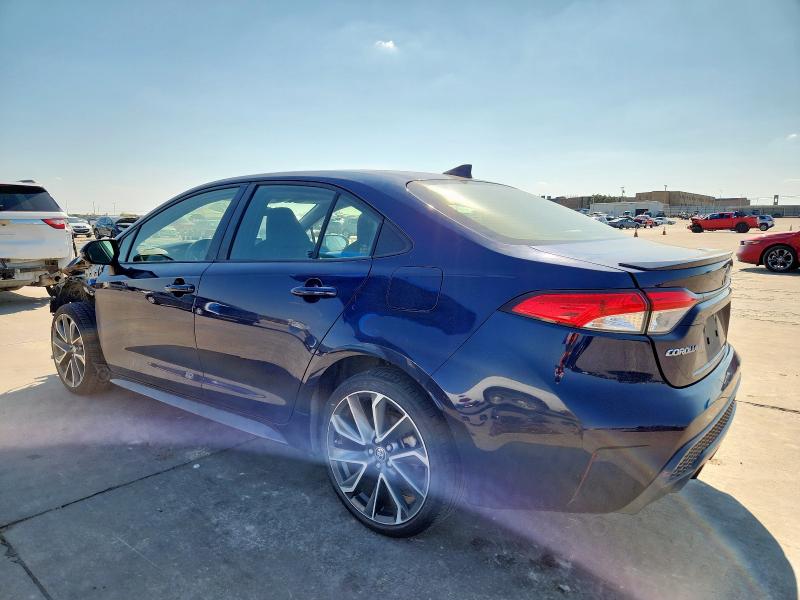 JTDS4MCE2MJ056615 - 2021 TOYOTA COROLLA SE 蓝色 照片 2