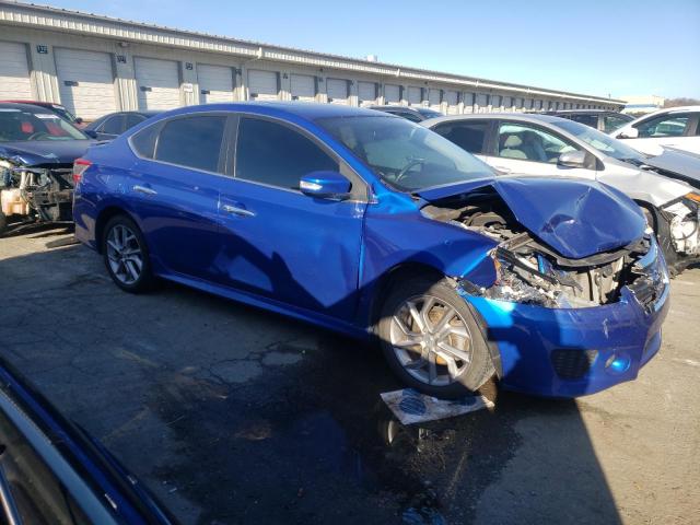 3N1AB7AP8FY238957 - 2015 NISSAN SENTRA S BLUE photo 4