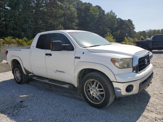 5TFRV54127X024178 - 2007 TOYOTA TUNDRA DOUBLE CAB SR5 WHITE photo 4