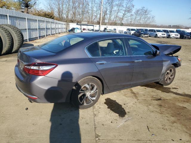 1HGCR2F3XHA157168 - 2017 HONDA ACCORD LX GRAY photo 3