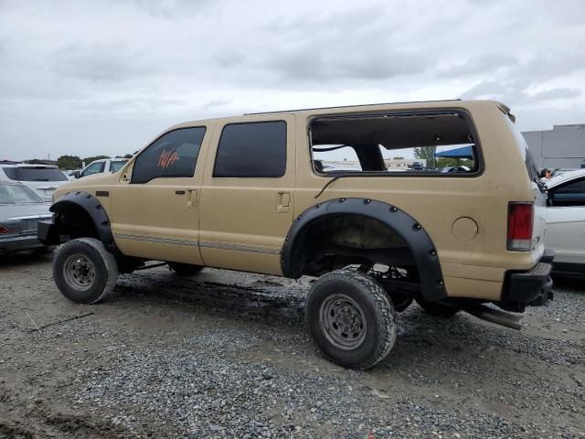 1FMNU43S63EC79245 - 2003 FORD EXCURSION LIMITED TAN photo 2