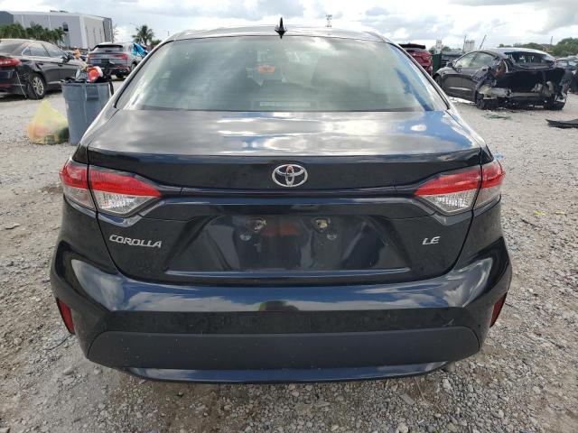 5YFEPMAE9MP214158 - 2021 TOYOTA COROLLA LE BLACK photo 6