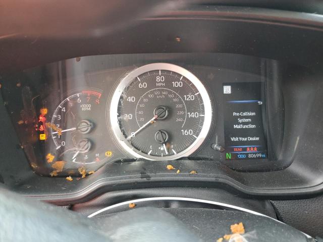 5YFEPMAE9MP214158 - 2021 TOYOTA COROLLA LE BLACK photo 9