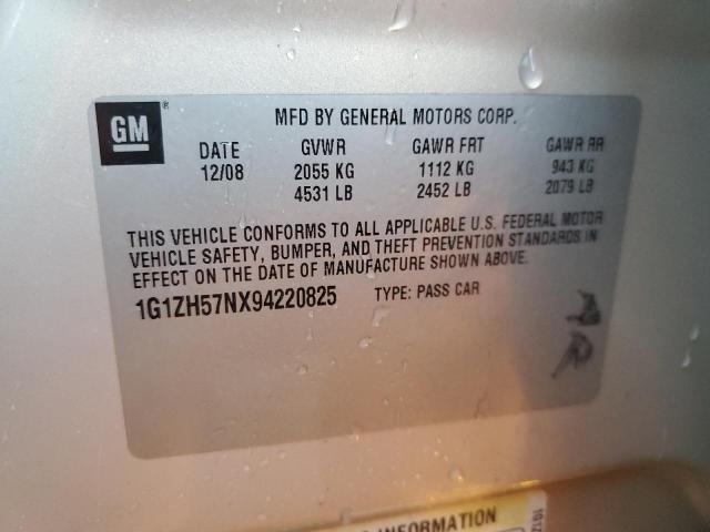 1G1ZH57NX94220825 - 2009 CHEVROLET MALIBU 1LT Brązowy zdjęcie 13