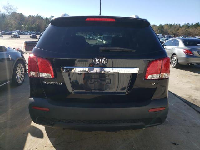 5XYKU3A61DG376529 - 2013 KIA SORENTO EX BLACK photo 6