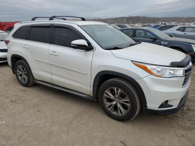 5TDKKRFH7FS098423 - 2015 TOYOTA HIGHLANDER XLE WHITE photo 4