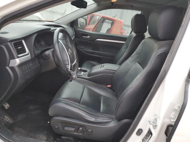 5TDKKRFH7FS098423 - 2015 TOYOTA HIGHLANDER XLE WHITE photo 7