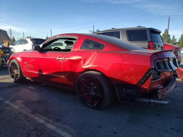 1ZVBP8CFXE5263302 - 2014 FORD MUSTANG GT RED photo 2