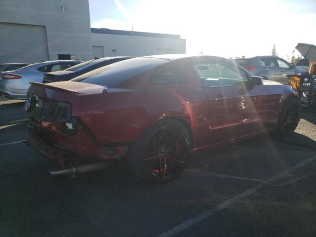 1ZVBP8CFXE5263302 - 2014 FORD MUSTANG GT RED photo 3