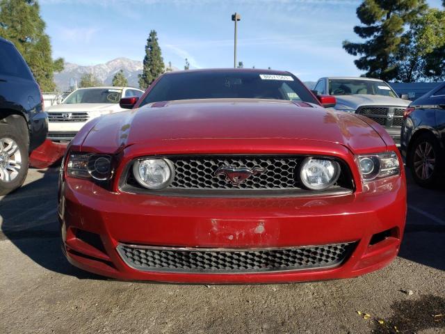 1ZVBP8CFXE5263302 - 2014 FORD MUSTANG GT RED photo 5