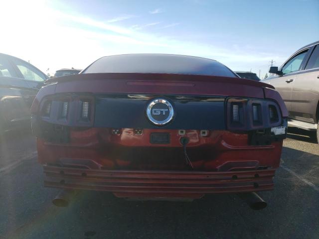 1ZVBP8CFXE5263302 - 2014 FORD MUSTANG GT RED photo 6