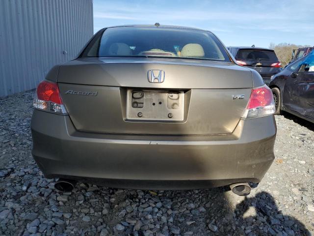 1HGCP36849A047404 - 2009 HONDA ACCORD EXL GOLD photo 6