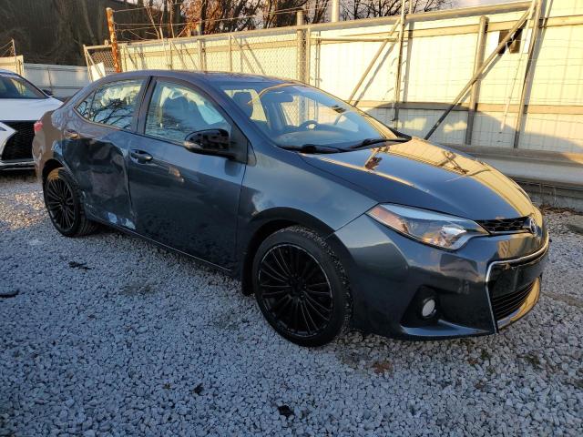 2T1BURHE5FC349025 - 2015 TOYOTA COROLLA L GRAY photo 4