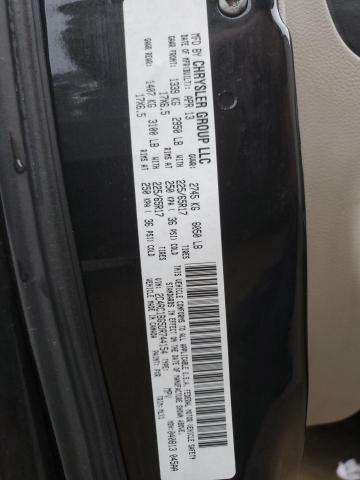 2C4RC1BG5DR744154 - 2013 CHRYSLER TOWN & COU TOURING შავი ფოტო 13