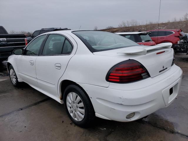 1G2NE52E15M247772 - 2005 PONTIAC GRAND AM SE WHITE photo 2