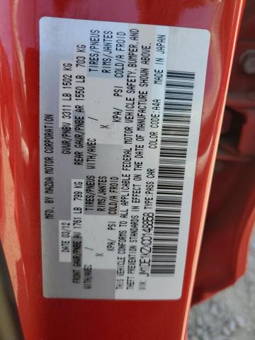 JM1DE1KZXC0148858 - 2012 MAZDA MAZDA2 橙色 照片 12