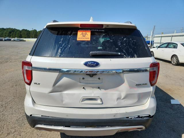 1FM5K7D89GGB17615 - 2016 FORD EXPLORER XLT WHITE photo 6