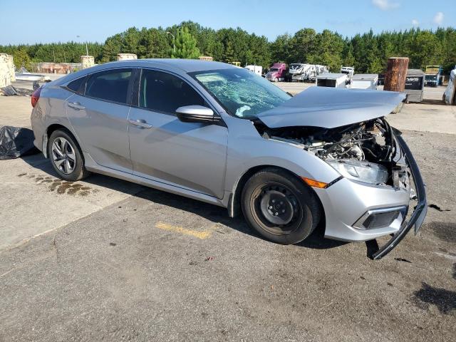 2HGFC2F66KH583201 - 2019 HONDA CIVIC LX SILVER photo 4