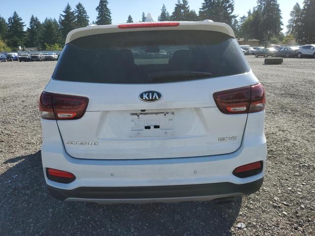 5XYPHDA55KG445467 - 2019 KIA SORENTO EX WHITE photo 6