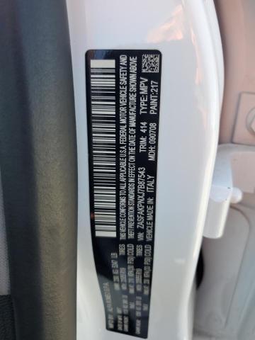 ZASFAKPNXJ7B87543 - 2018 ALFA ROMEO STELVIO SPORT Biały zdjęcie 12