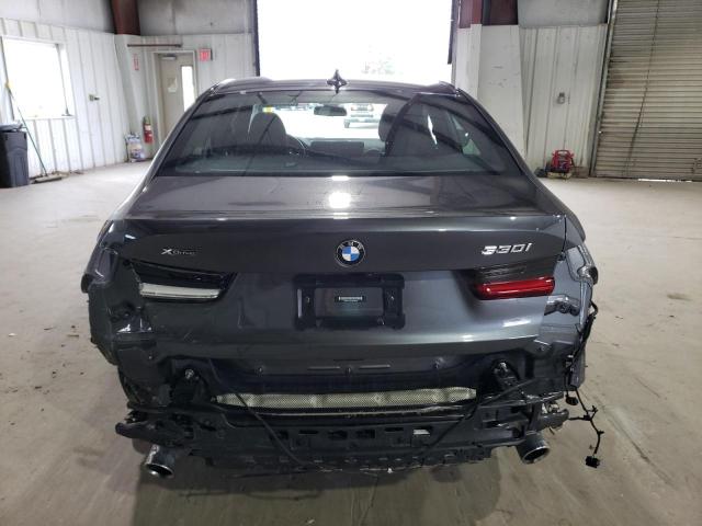 3MW5R7J04L8B25044 - 2020 BMW 330XI CHARCOAL photo 6