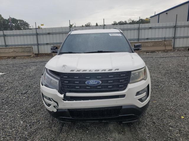 1FM5K8GTXHGC33848 - 2017 FORD EXPLORER SPORT WHITE photo 5