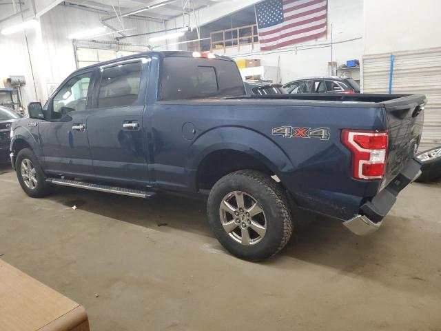 1FTFW1EG6JKD81203 - 2018 FORD F150 SUPERCREW BLUE photo 2