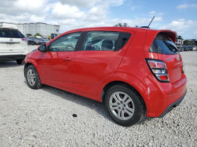 1G1JG6SB2L4129753 - 2020 CHEVROLET SONIC RED photo 2