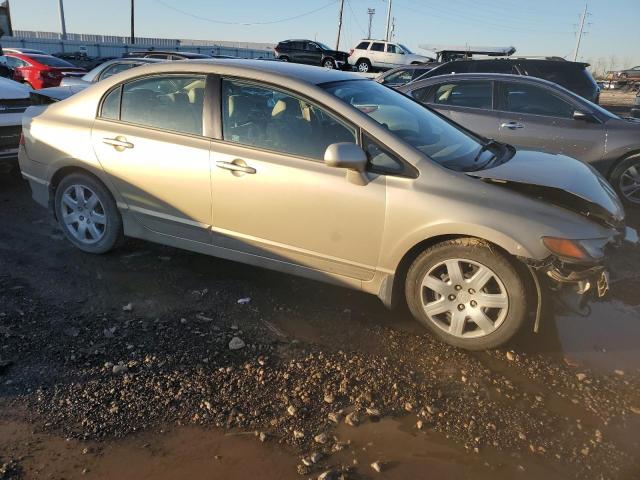 1HGFA165X8L009106 - 2008 HONDA CIVIC LX BEIGE photo 4