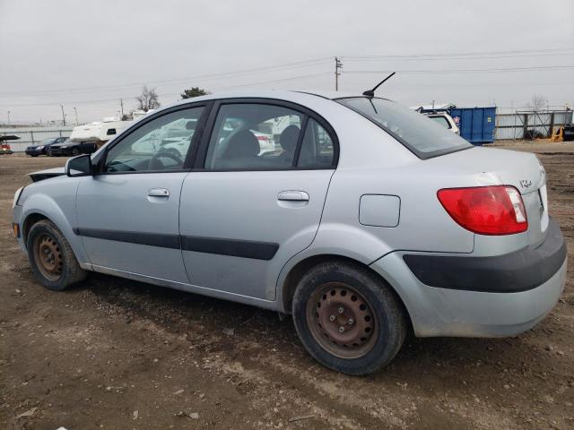 KNADE123276194132 - 2007 KIA RIO BASE BLUE photo 2