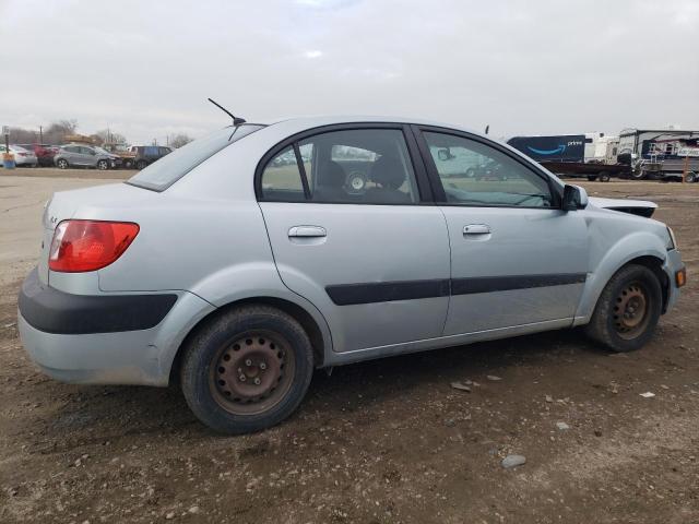 KNADE123276194132 - 2007 KIA RIO BASE BLUE photo 3