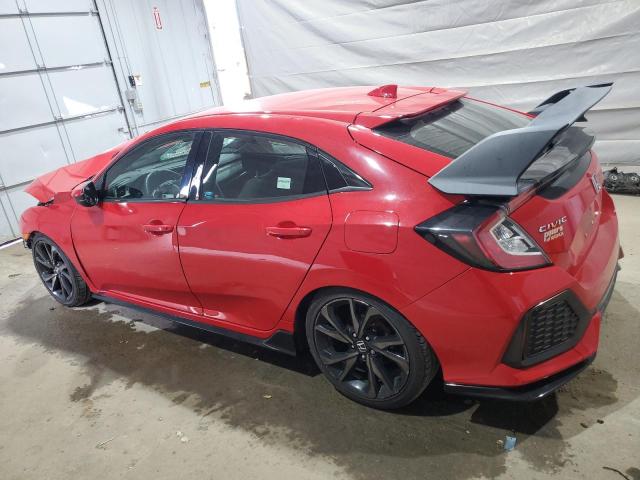 SHHFK7H42JU409591 - 2018 HONDA CIVIC SPORT RED photo 2