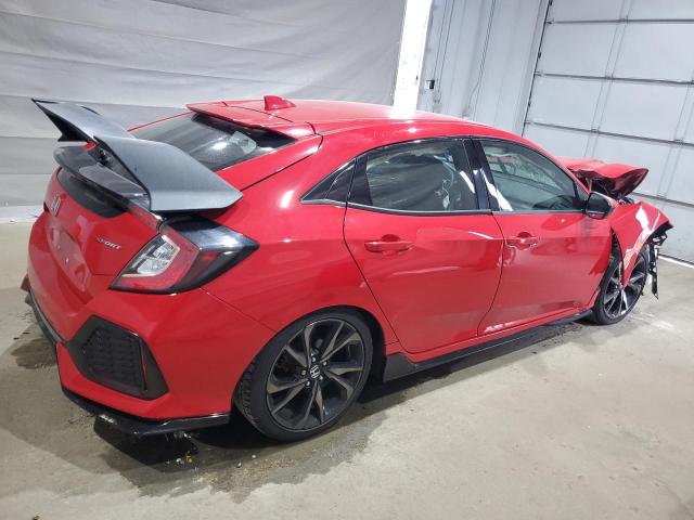 SHHFK7H42JU409591 - 2018 HONDA CIVIC SPORT RED photo 3