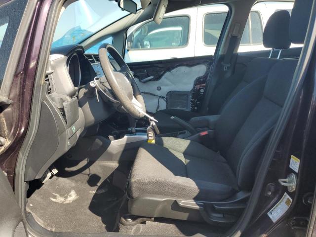 3HGGK5H83FM718102 - 2015 HONDA FIT EX PURPLE photo 7