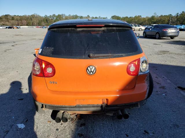 WVWFV71K47W160698 - 2007 VOLKSWAGEN NEW GTI FAHRENHEIT ORANGE photo 6