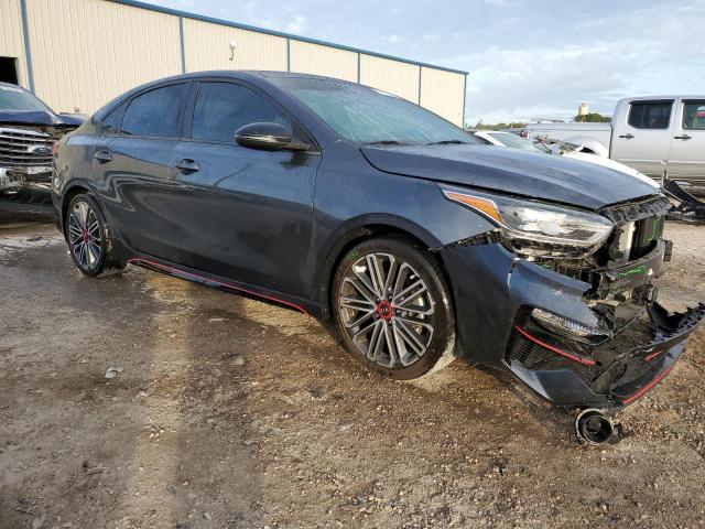 3KPF44AC4ME397028 - 2021 KIA FORTE GT CHARCOAL photo 4