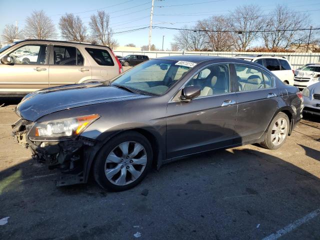 1HGCP36859A008918 - 2009 HONDA ACCORD EXL GRAY photo 1