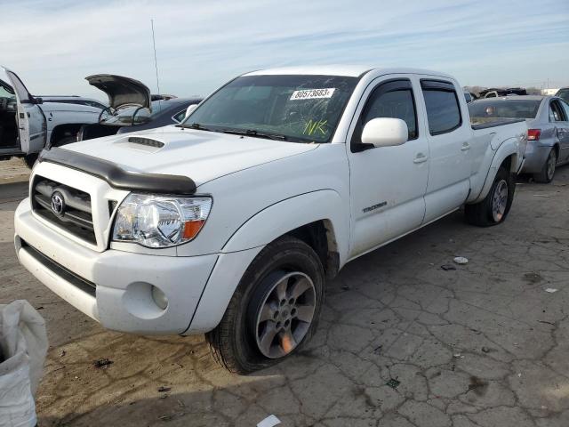 5TEKU72N68Z471595 - 2008 TOYOTA TACOMA DOUBLE CAB PRERUNNER LONG BED WHITE photo 1