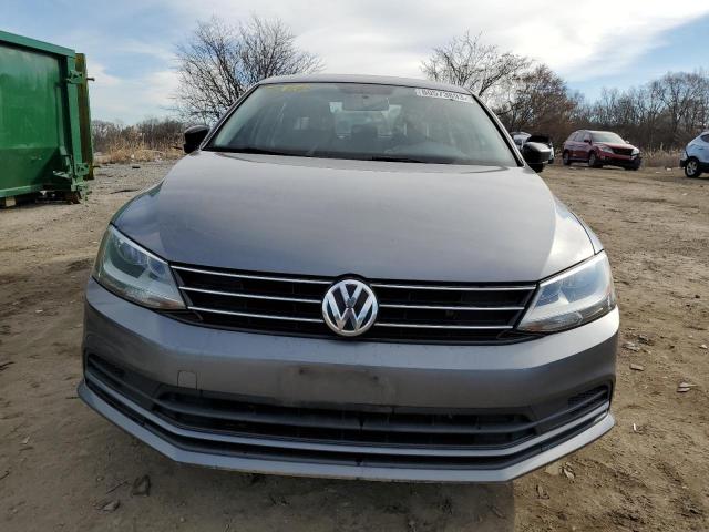 3VW2K7AJ9FM417395 - 2015 VOLKSWAGEN JETTA BASE GRAY photo 5