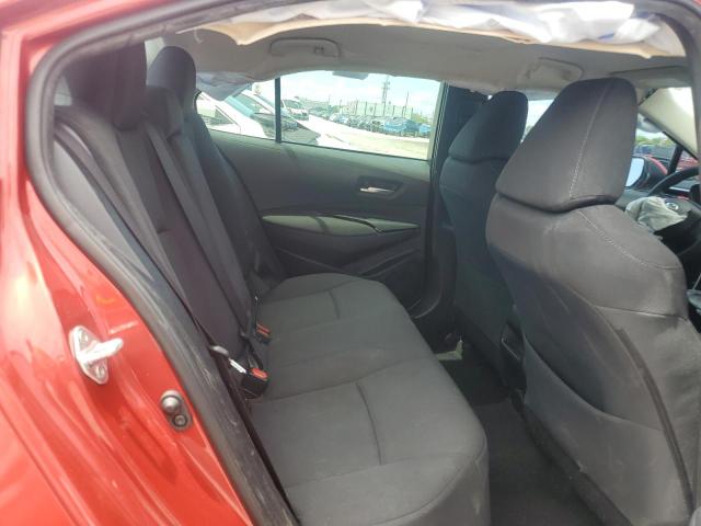 5YFEPRAE4LP078484 - 2020 TOYOTA COROLLA LE წითელი ფოტო 10