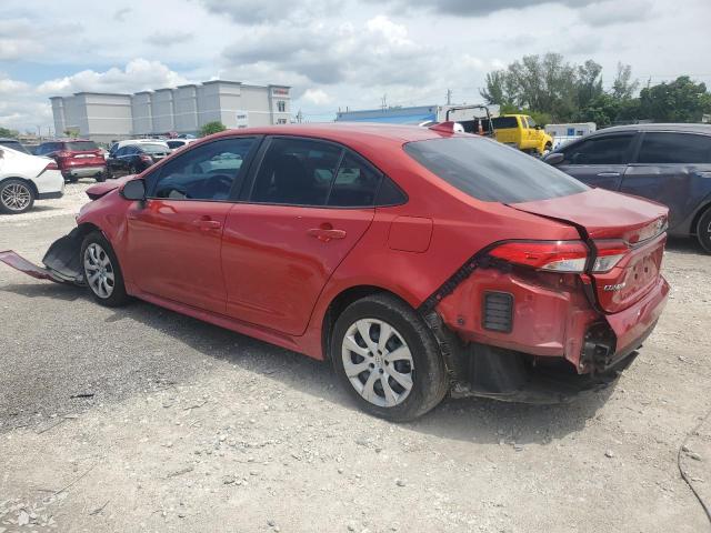 5YFEPRAE4LP078484 - 2020 TOYOTA COROLLA LE წითელი ფოტო 2