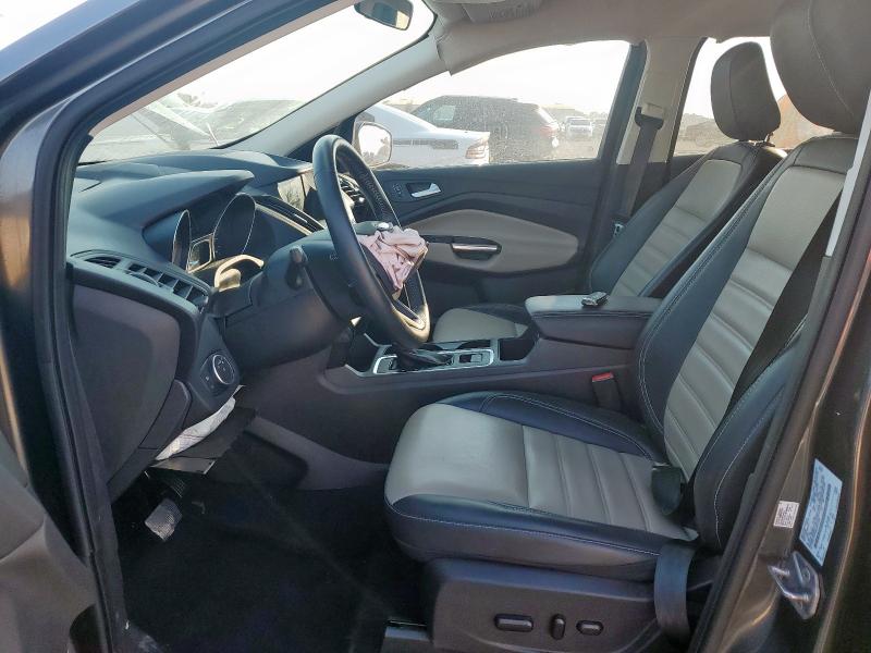 1FMCU0HD0KUB57284 - 2019 FORD ESCAPE SEL ნაცრისფერი ფოტო 7