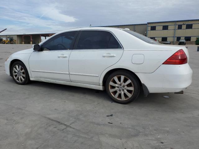 1HGCM66567A085049 - 2007 HONDA ACCORD EX WHITE photo 2