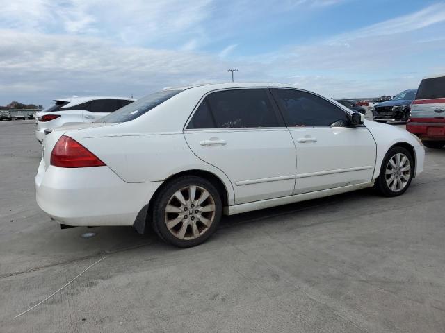 1HGCM66567A085049 - 2007 HONDA ACCORD EX WHITE photo 3