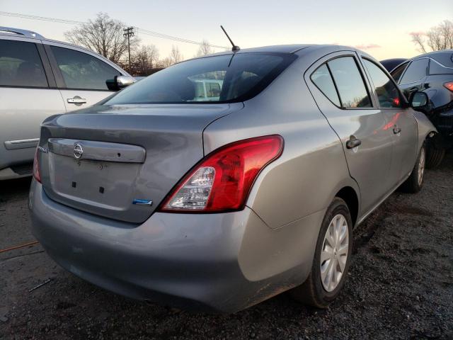 3N1CN7AP0DL870636 - 2013 NISSAN VERSA S GRAY photo 3